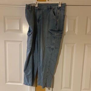 GAP Women's Light Blue Flare Jeans